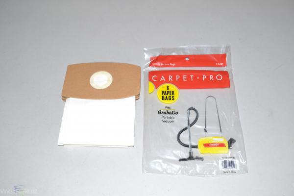 PAPER BAGS-CARPET PRO CP500 CANISTER,6PK # C5P-6