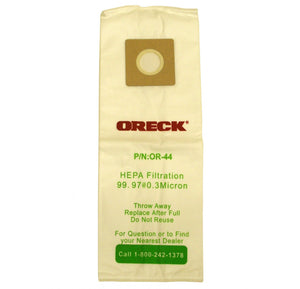 Oreck OR-44 Premier Series HEPA Filtration Bags, 4pk. 743808140867