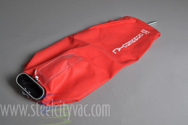 Sanitaire Red Cloth Bag w/ Zipper # 15001-11 # 535068