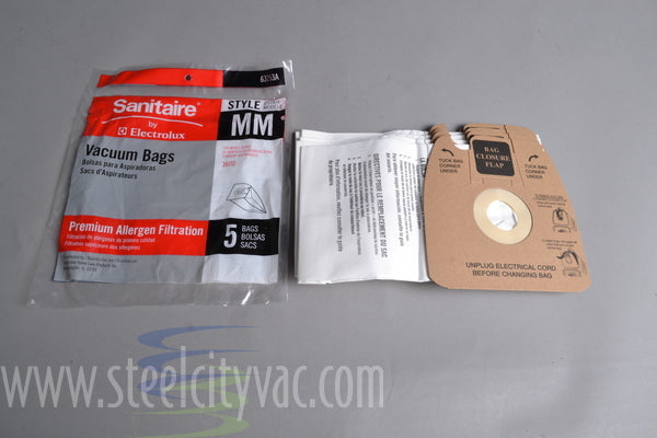 Eureka / Sanitaire Type MM Paper Bag. 5/pk. # 63253