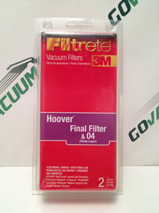 Hoover Part Number 40110004 Generic Windtunnel Non Self Propelled Vacuum Filter by Filtrete 3M