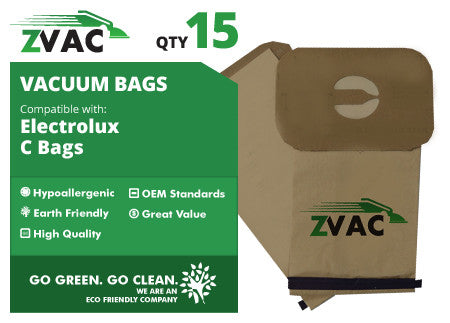 Electrolux ZVac Style C Canister Vacuum Bags (15 pack)