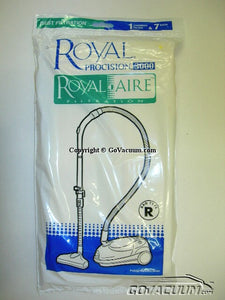 Royal Aire Type R, Vacuum Bags - 7 pack Part# 3-RY3100-001