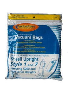 Bissell Sytle 7 Micro Envirocare Vacuum Bag - 3 in a pack - Original