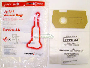 Electrolux Eureka Vacuum Cleaner Bags Type AA, Part 582