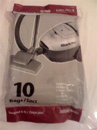 Euro-Pro Shark X10-3005 Micron Vacuum Cleaner Bags / 10 pack - Genuine w/Dust Se