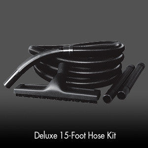 Upright Vacuum 15' Hose Attachment Set Fits Cirrus, Riccar, Simplicity, Panasonic, Fuller Brush &