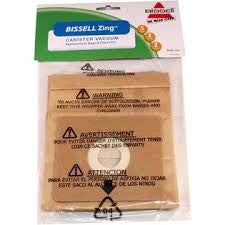 Bissell Paper Bag 5 Pack with 2 Filters 7100 Zing (3210)