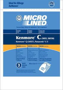 Kenmore Type C 5055 - 50557 - 50558 Progressive, Whispertone, Intution Canister Vacuum Bags, Micro-Lined, 10pk.
