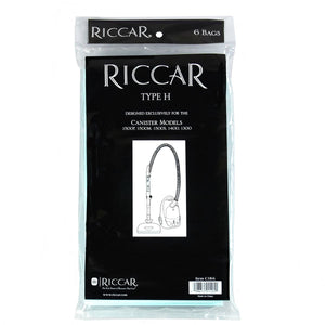 Genuine Riccar Type H paper bags for canisters 1500P,1500M,1500S,1400, & 1300 # C18-6