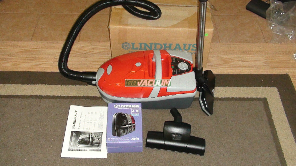 Lindhaus Aria Red 14111D Canister Vacuum Cleaner