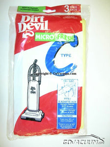 Royal Appliance #3-727075 3PKDirt Devil C Vac Bag