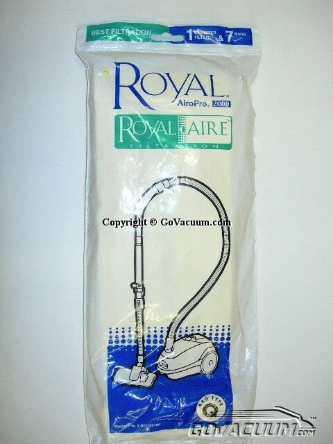 Royal / Dirt Devil Paper Bags - 7 Pack Type Q Part# 3-RY2100-001